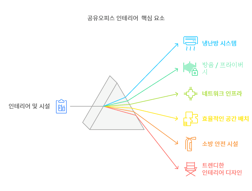 공유오피스 인테리어·시설 공사 핵심 8가지
